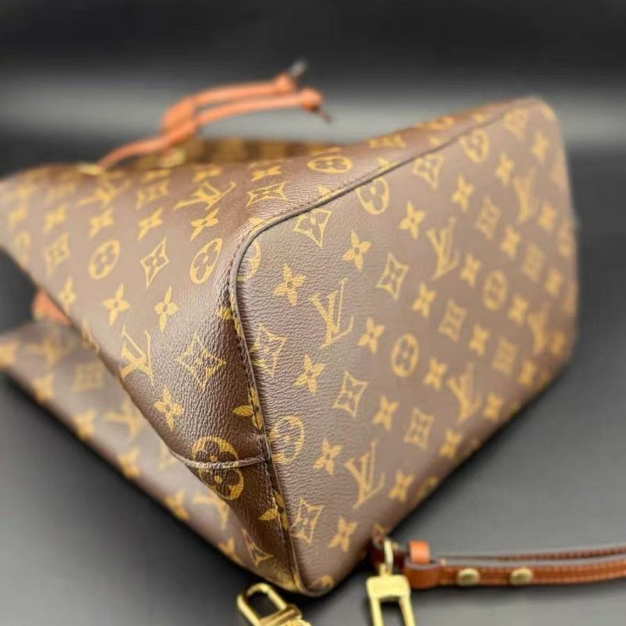 Lv 焦糖水桶包 復古棕色 全新 配件齊全-1