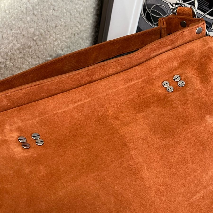 Proenza Schouler PS1 橘棕色 麂皮-4