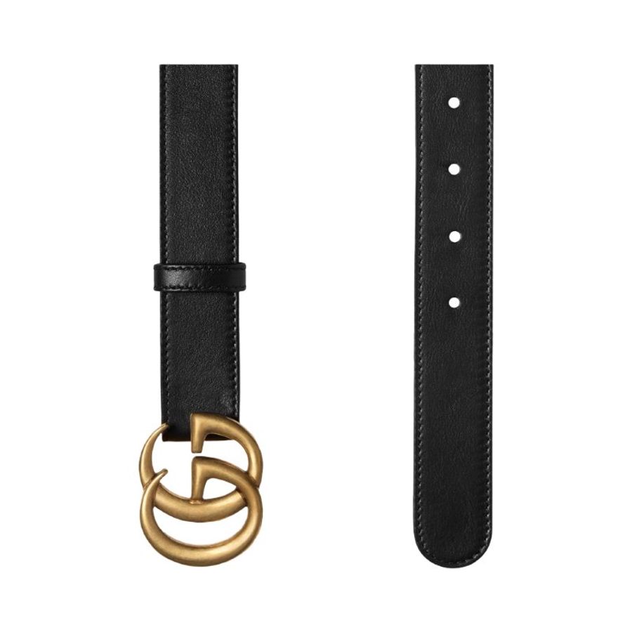 GUCCI GG MARMOUNT THIN BELT-0