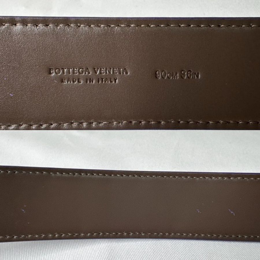 BOTTEGA VENETA  紫色編織皮帶-8