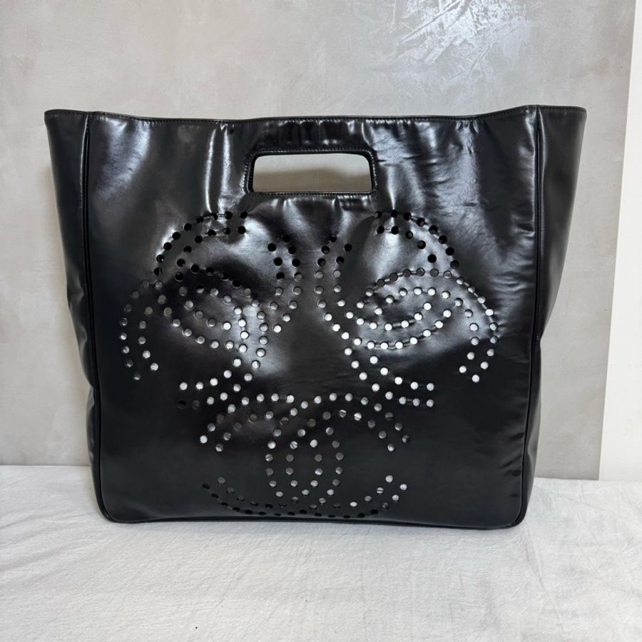(出清特價)CHANEL 後空雙C托特手提包-5