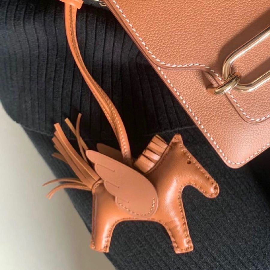 Hermes 愛馬仕 Rodeo PM 金棕小飛馬🐎全新全配-6