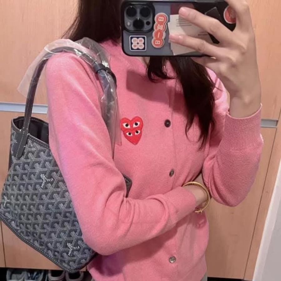 Goyard Anjou mini tote 牛皮雙面迷你 托特子母包 購物包 經典灰-1