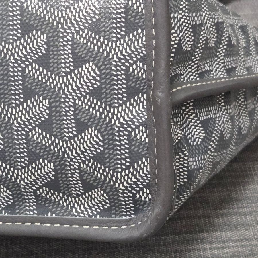 Goyard Anjou mini tote 牛皮雙面迷你 托特子母包 購物包 經典灰-34