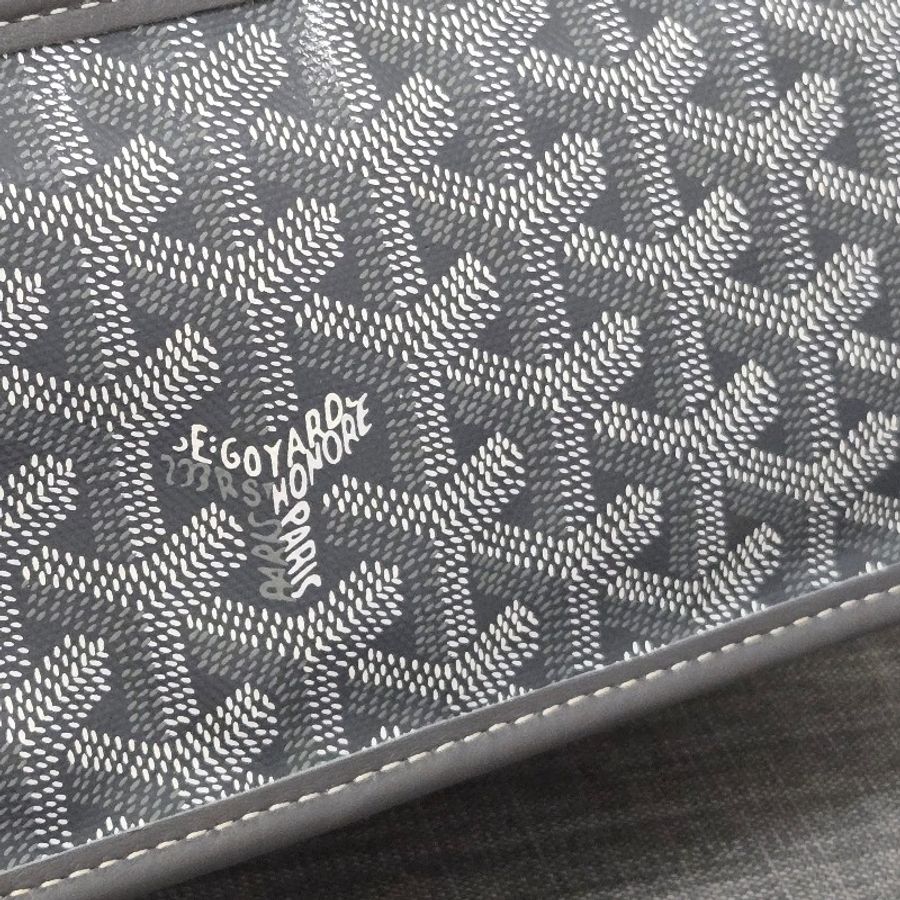 Goyard Anjou mini tote 牛皮雙面迷你 托特子母包 購物包 經典灰-35