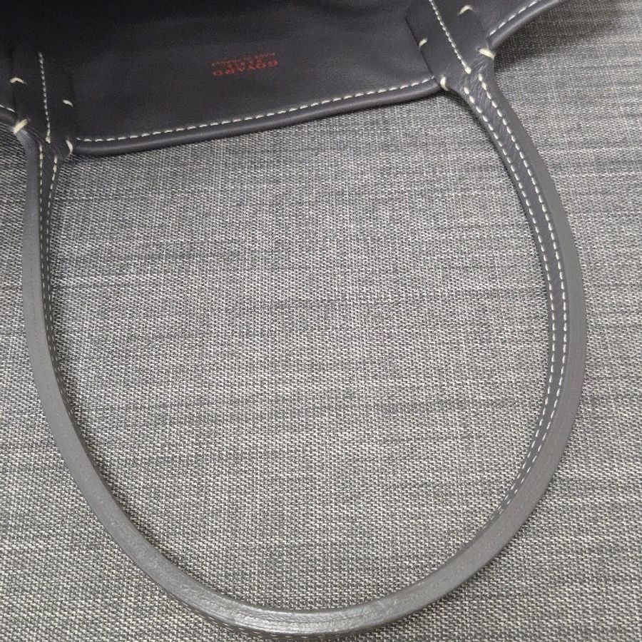 Goyard Anjou mini tote 牛皮雙面迷你 托特子母包 購物包 經典灰-45