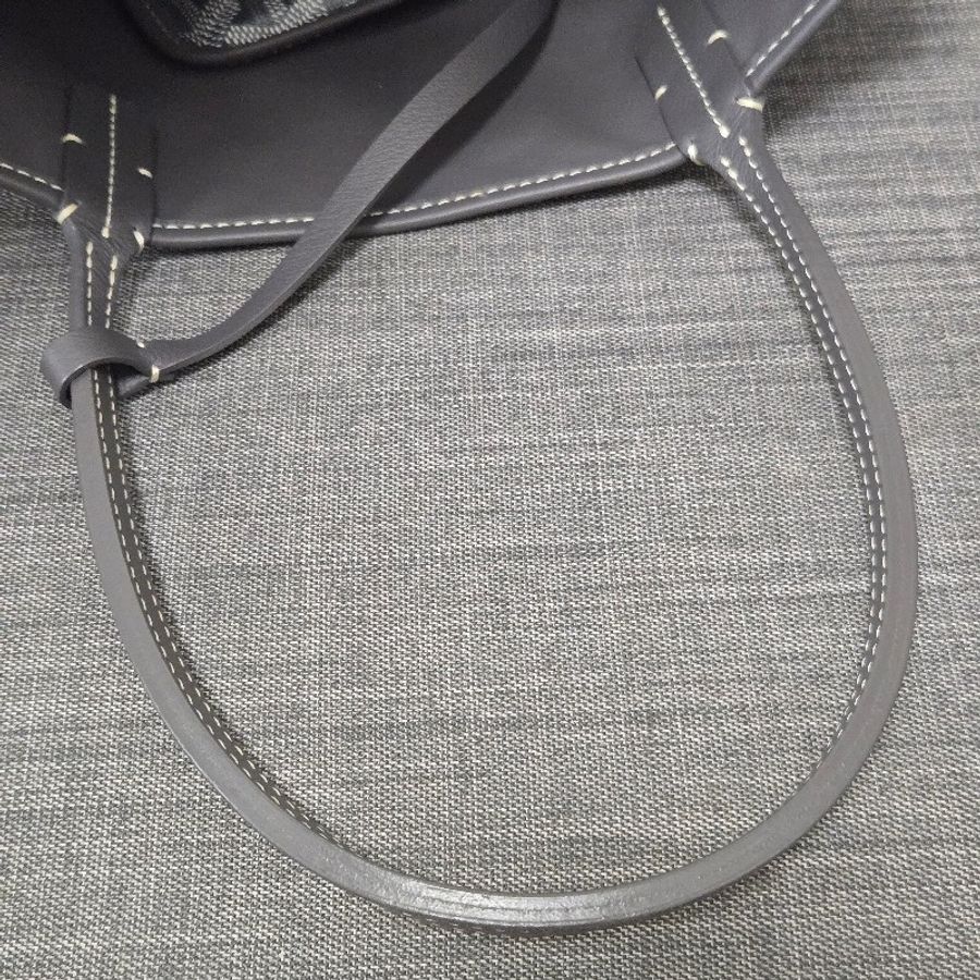 Goyard Anjou mini tote 牛皮雙面迷你 托特子母包 購物包 經典灰-47