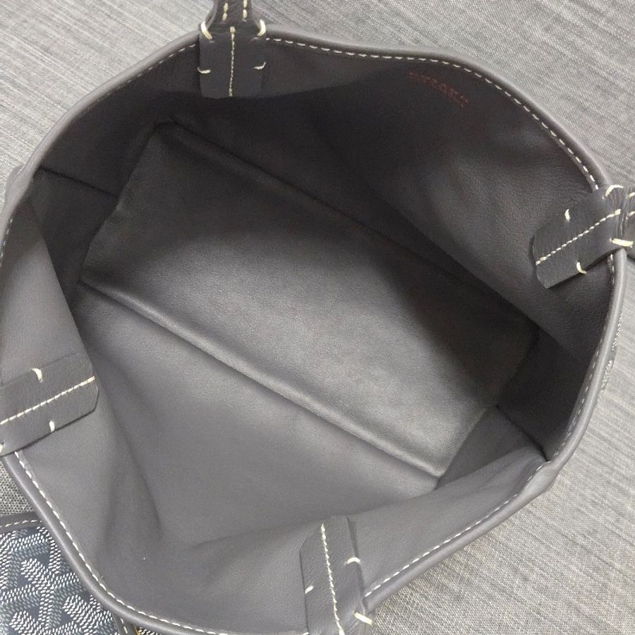 Goyard Anjou mini tote 牛皮雙面迷你 托特子母包 購物包 經典灰-50