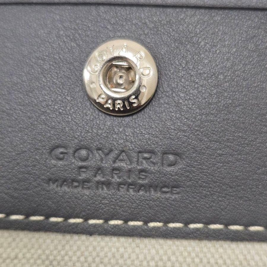 Goyard Anjou mini tote 牛皮雙面迷你 托特子母包 購物包 經典灰-64