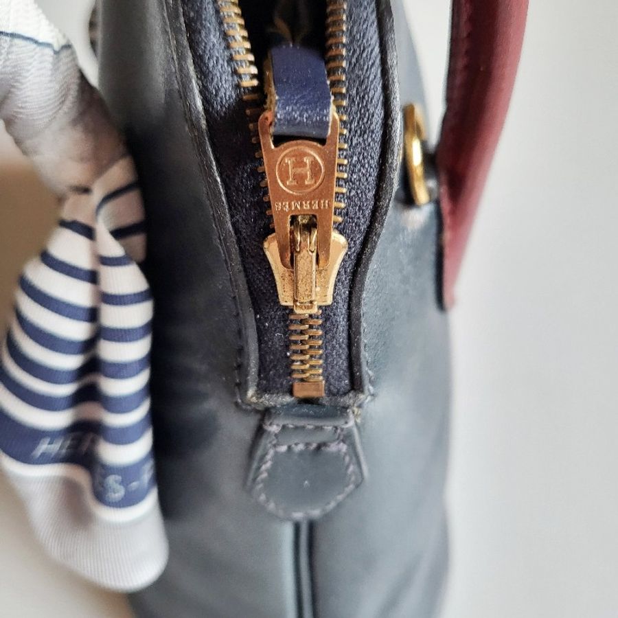 Hermès Bolide mini 雙色 vintage-4