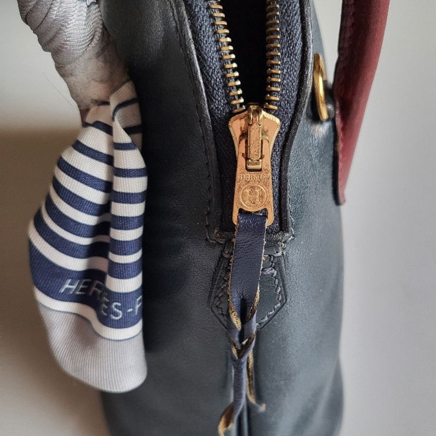 Hermès Bolide mini 雙色 vintage-5