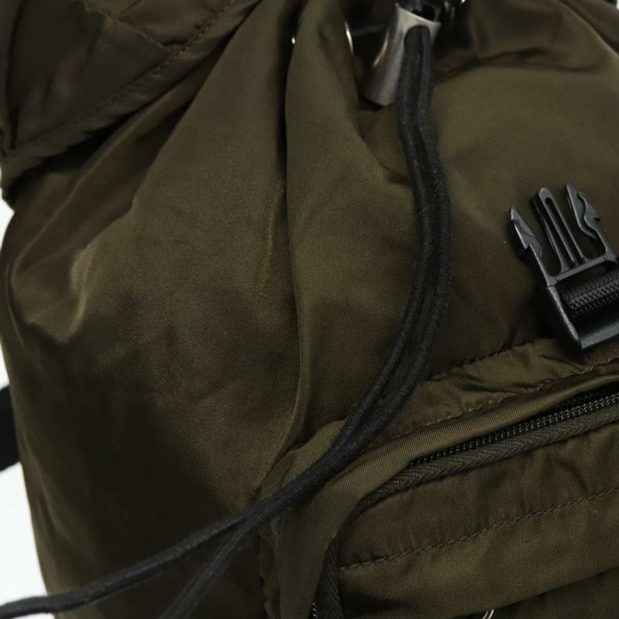 【日本直送】PRADA 雙肩包 尼龍 卡其色 銀色 正品 ep5764-20