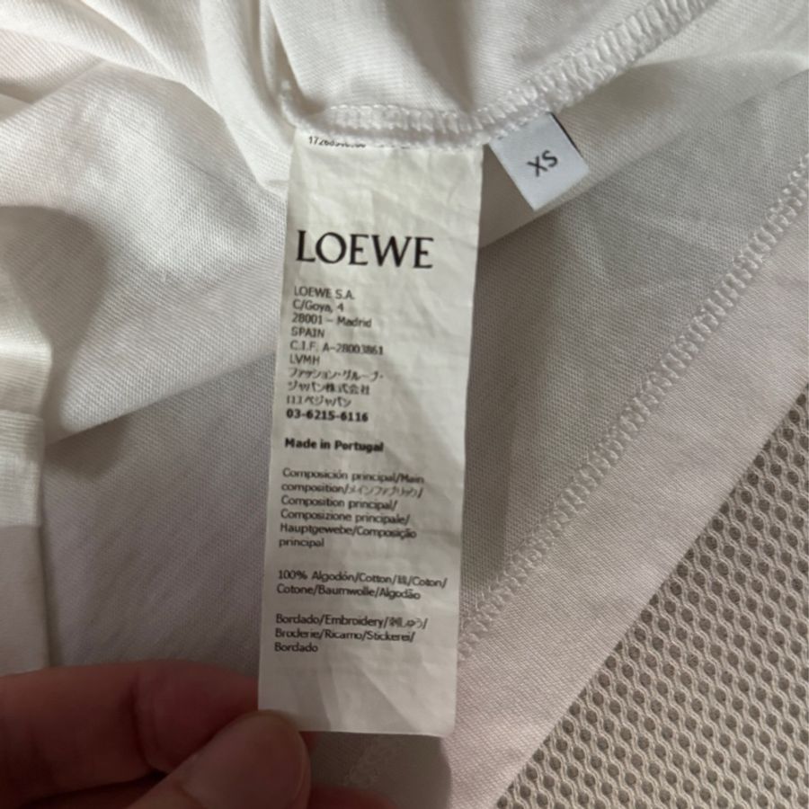 Loewe Anagram flowers T-shirt in cotton (XS)-10