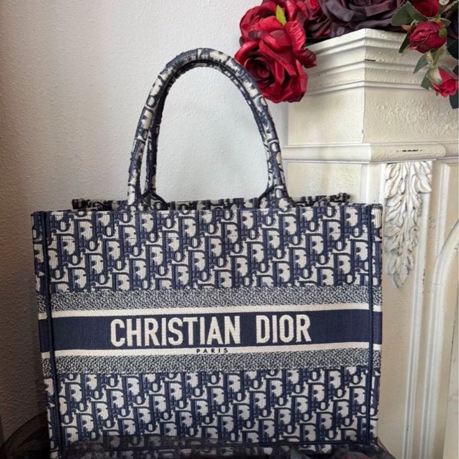 ⭐️全網最低價‼️Dior迪奧老花托特手提包👜-3