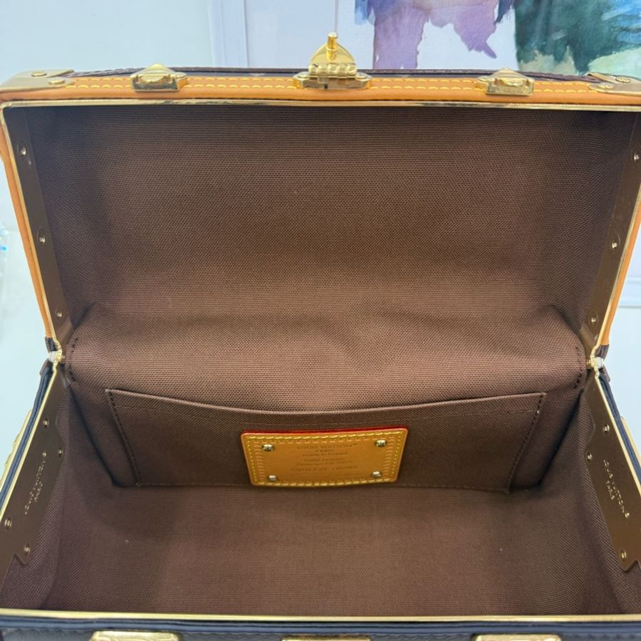 Louis Vuitton LV SQUEEZE TRUNK  M13930/經典老花包 全新 25年新款 新鮮熱辣-13
