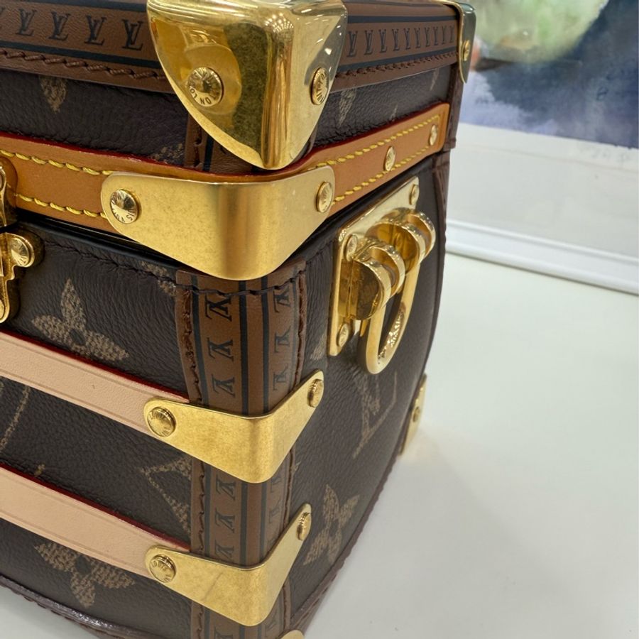 Louis Vuitton LV SQUEEZE TRUNK  M13930/經典老花包 全新 25年新款 新鮮熱辣-16