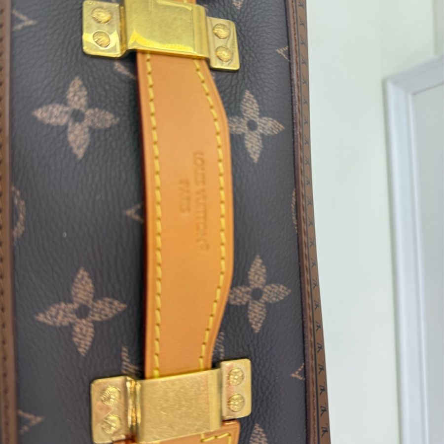 Louis Vuitton LV SQUEEZE TRUNK  M13930/經典老花包 全新 25年新款 新鮮熱辣-17