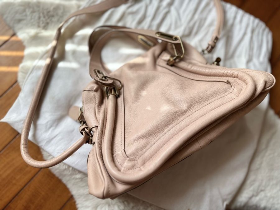 Chloe經典不敗粉色paraty系列中款-5