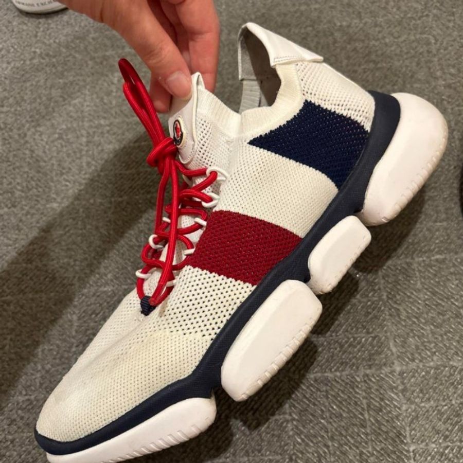 MONCLER#運動鞋#正品#藍白紅#歐規41-2