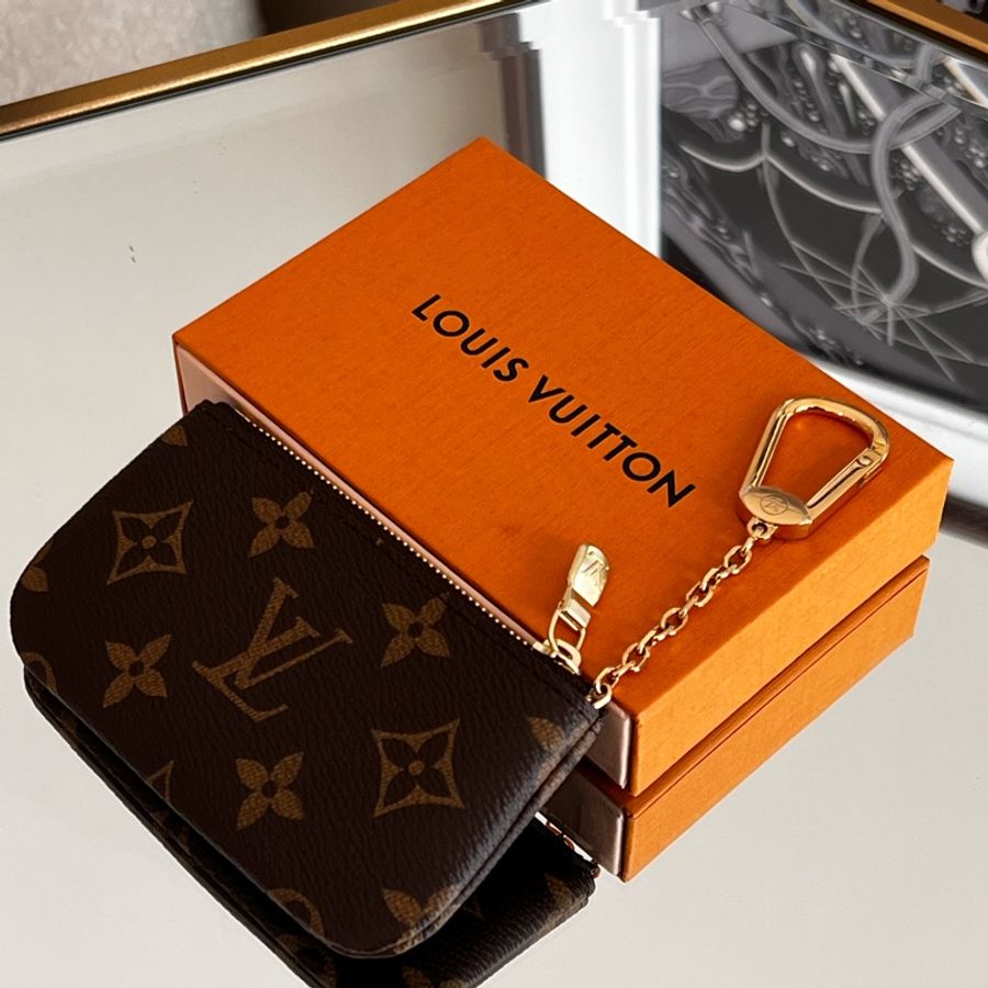 LOUIS VUITTON 老花鑰匙零錢包(全新)-3