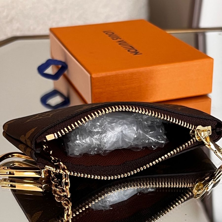 LOUIS VUITTON 老花鑰匙零錢包(全新)-4
