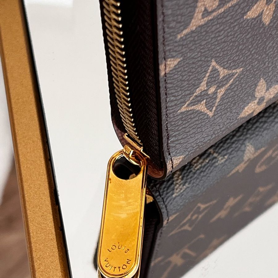 LOUIS VUITTON 老花長夾錢包(全新)-1