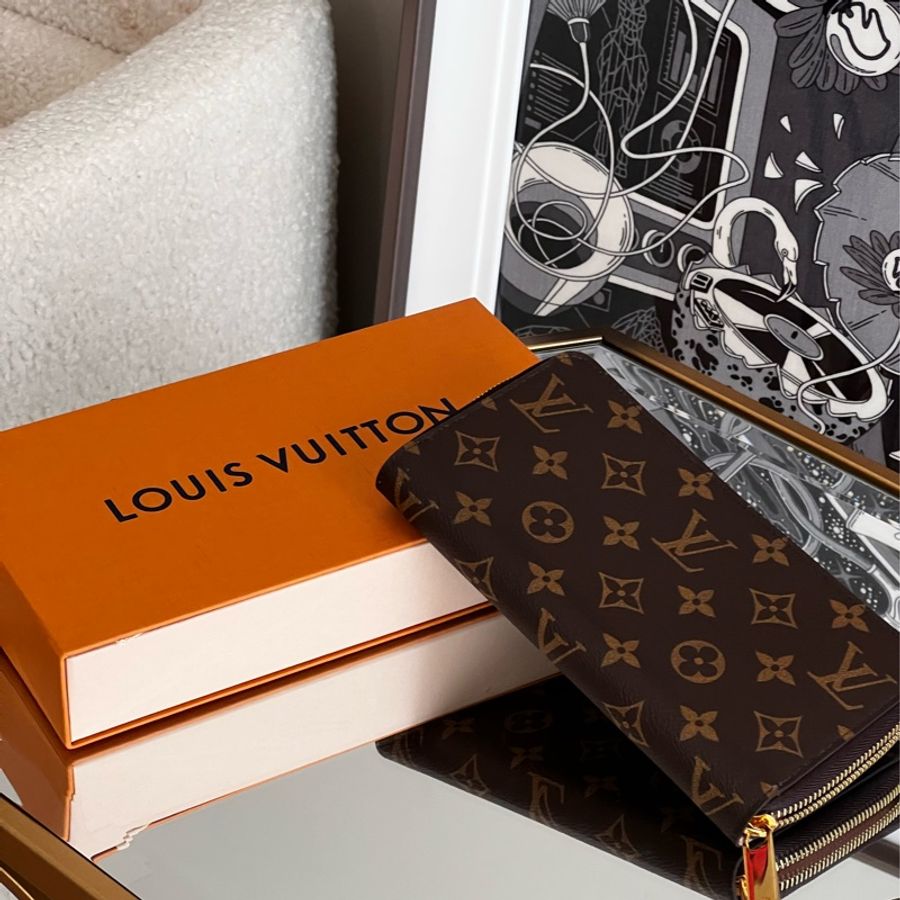 LOUIS VUITTON 老花長夾錢包(全新)-6