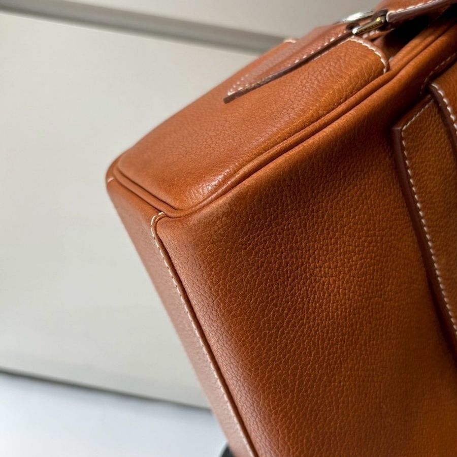Hermes 銀釦凱莉郵差包 金粽馬鞍皮 Kelly messenger 24-8
