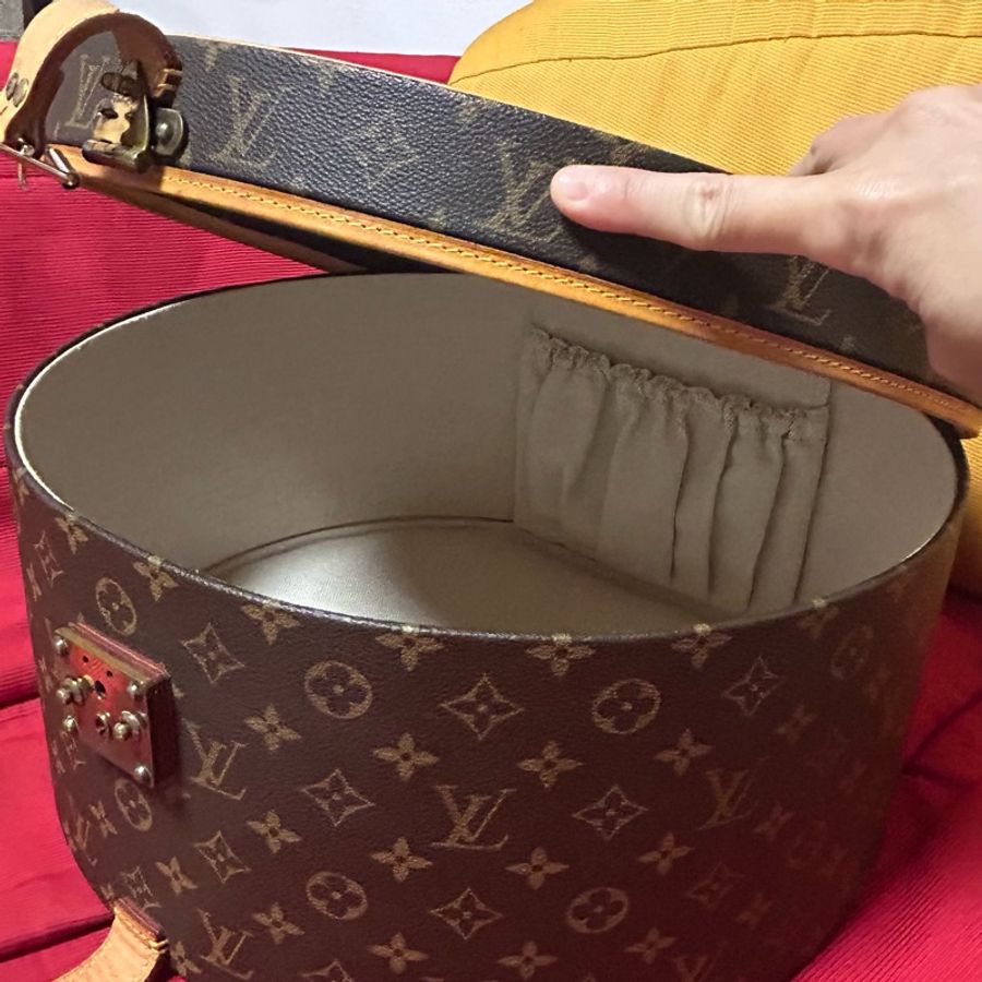 Louis Vuitton BOÎTE CHAPEAU 40 帽箱 老花硬箱 經典收藏等級-1