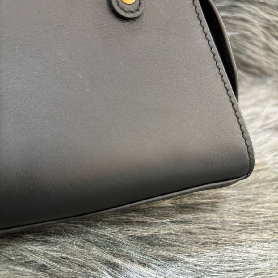 BALENCIAGA 巴黎世家 638527 Neo Classic Nano 黑色 全皮 小鉚釘 肩背包 手提包 斜背包 側背包-10