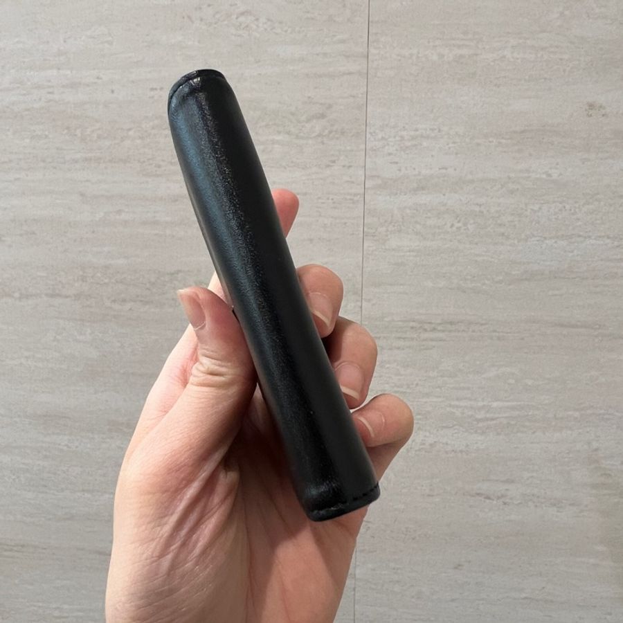 Montblanc 黑牛皮銀釦6匙鑰匙包-4