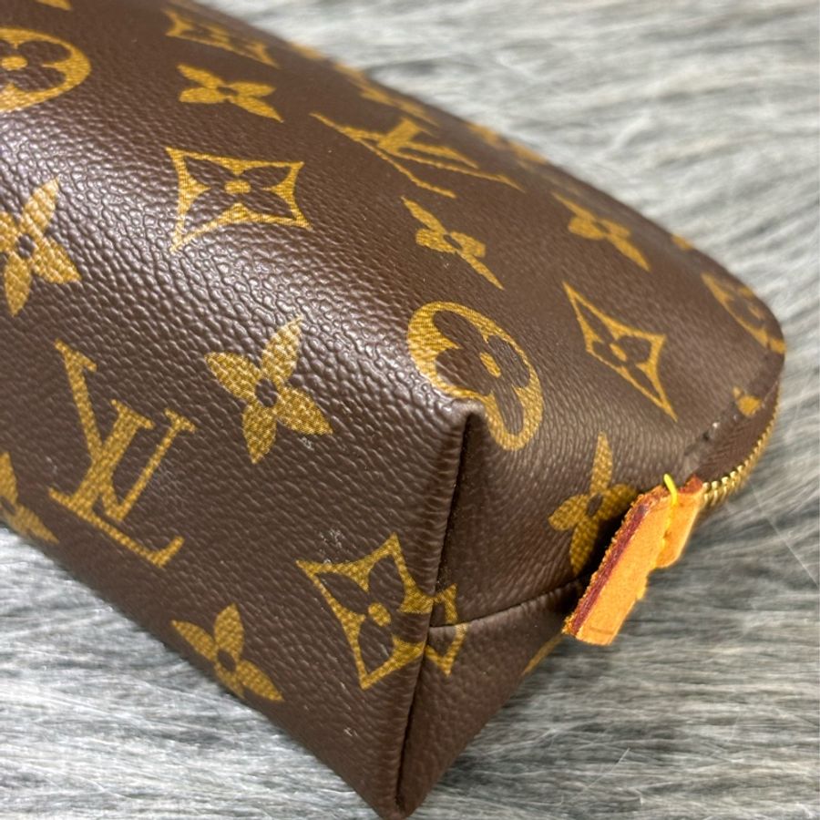 LV M47515 原花 老花 字紋 晚宴包 盥洗包 化妝包 小物包 拉鍊包-8