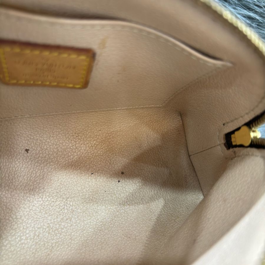 LV M47515 原花 老花 字紋 晚宴包 盥洗包 化妝包 小物包 拉鍊包-18