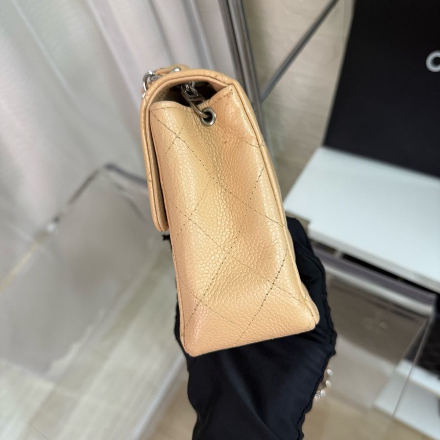 Chanel 香奈兒魚子醬雙c扣方胖子鏈條包-9