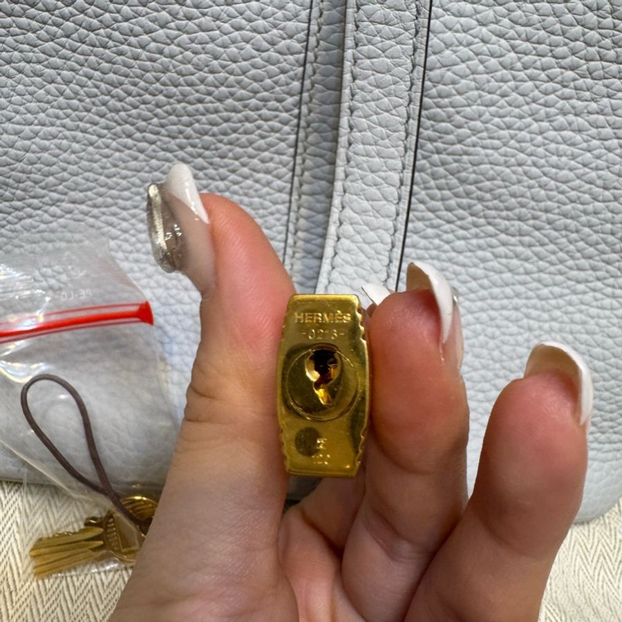 Hermes 菜籃子聖杯藍22-10