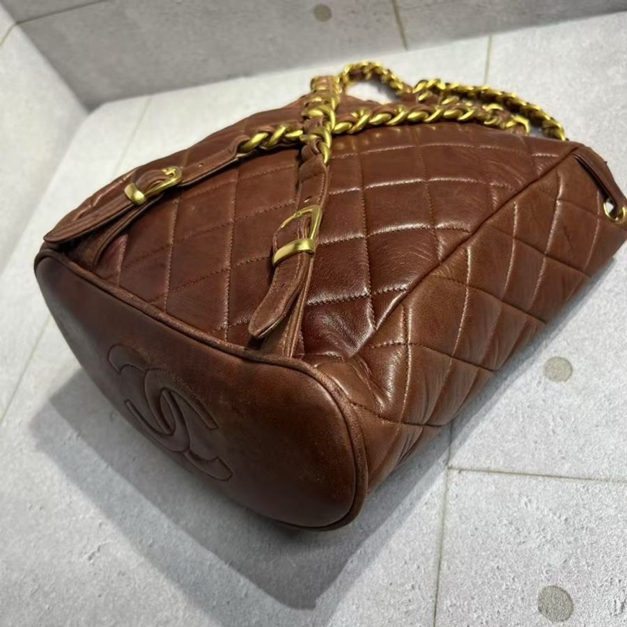 Chanel 焦糖色Duma Backpack-5