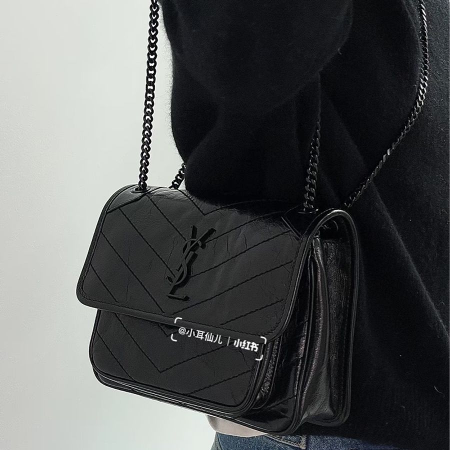 Ysl Niki baby so black黑鏈限量款🉑遇不🉑求 櫃上買不到了🔥-2