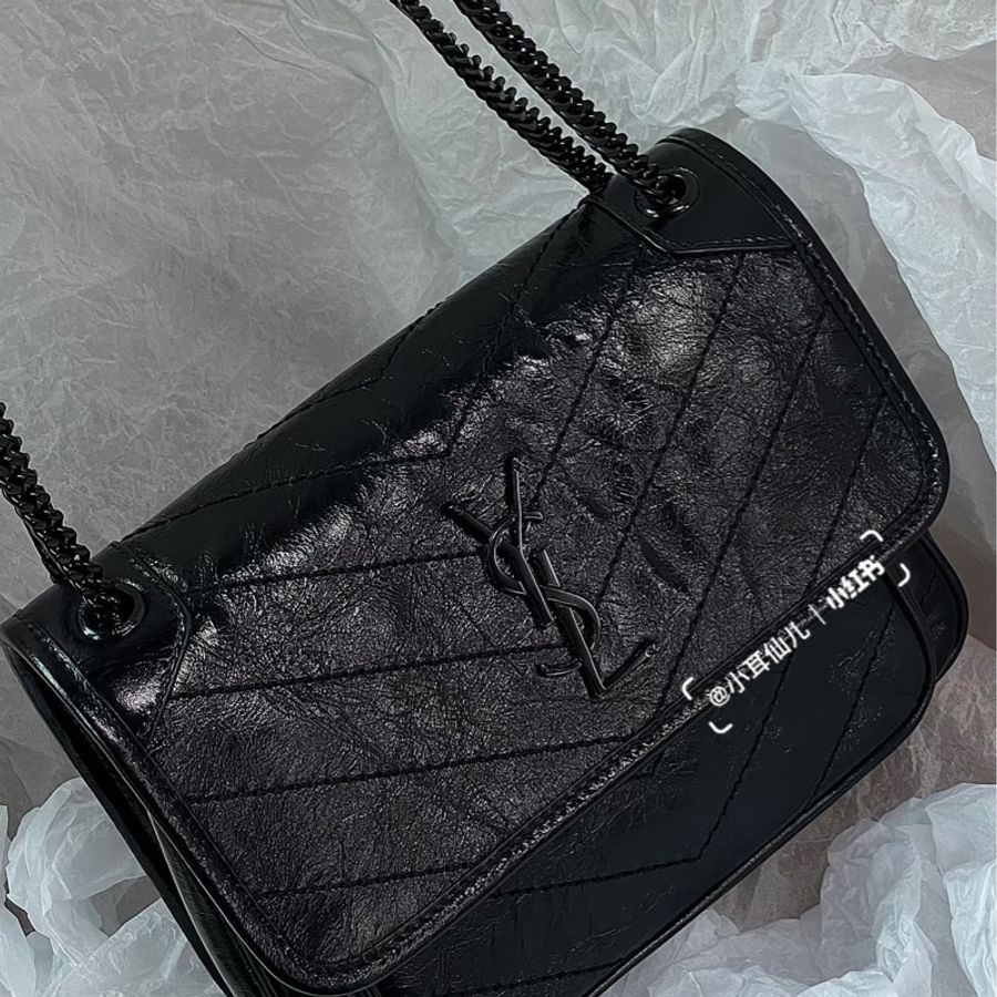 🈶購證 #已斷貨 #漲價十萬 Ysl Niki小號黑鏈 #99新閒置 全網唯一🔥-2