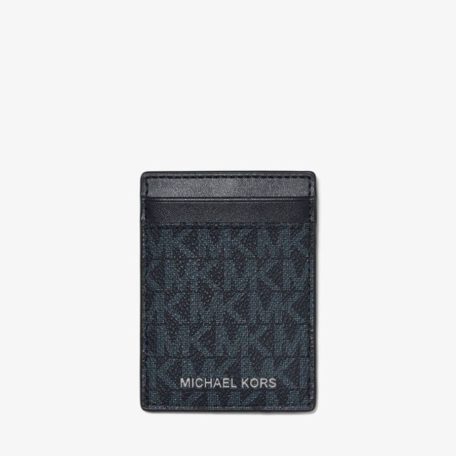 Michael Kors專櫃經典款 Card Holder 信用卡夾+鈔票夾禮盒 名片夾 卡片夾 兩色可選-2