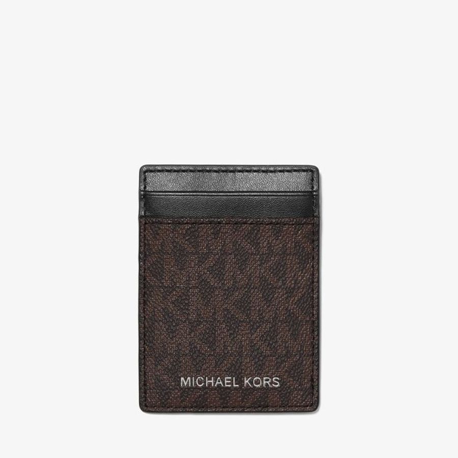 Michael Kors專櫃經典款 Card Holder 信用卡夾+鈔票夾禮盒 名片夾 卡片夾 兩色可選-3