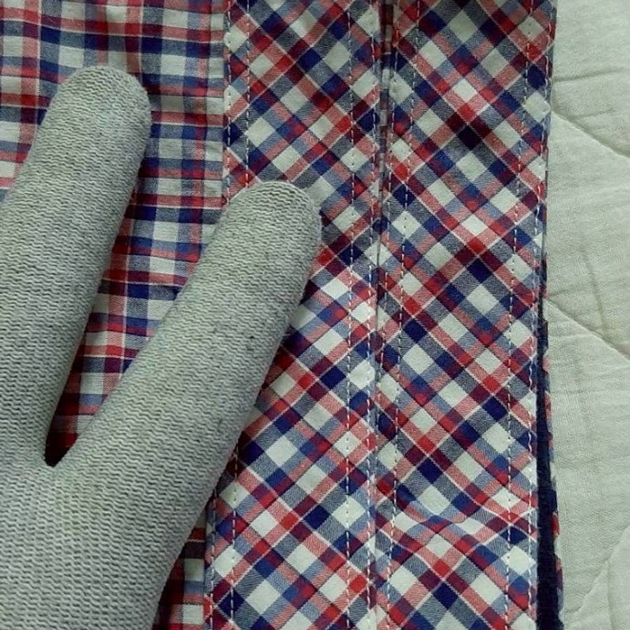 絕版正品BURBERRY 博柏利 BLACK LABEL 黑標 戰馬 男格紋短袖襯衫3號-5