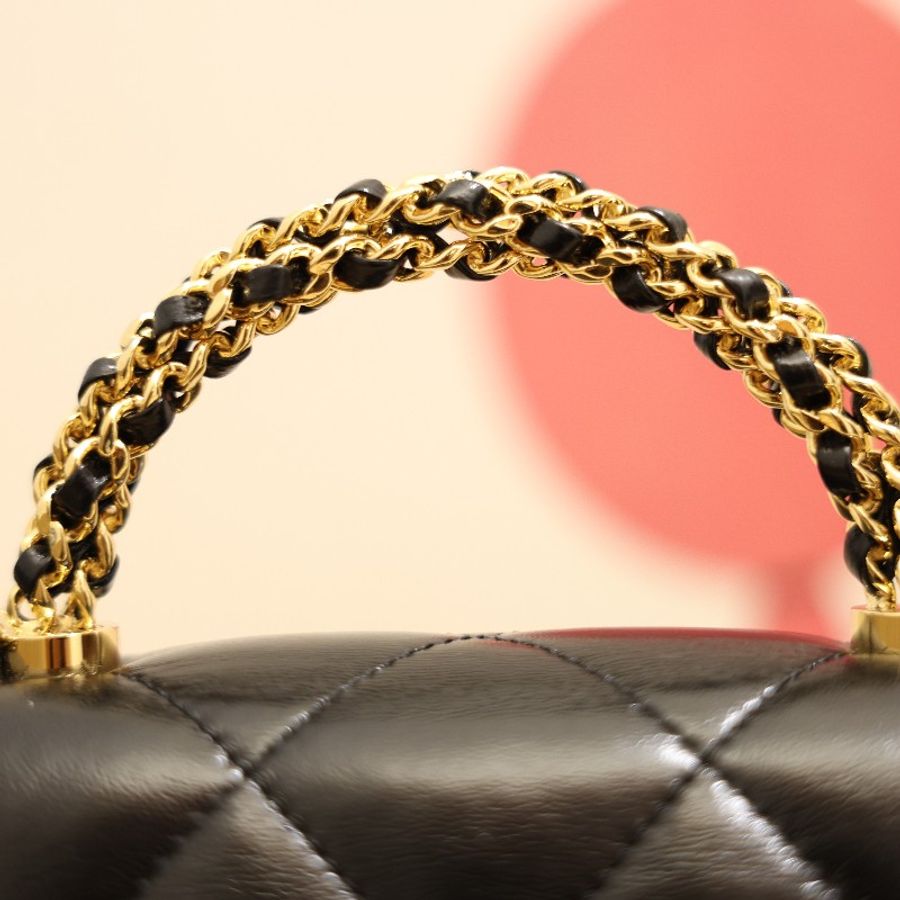 Chanel 24B 經典口蓋包 Mini Flap Bag✨芯片款-16