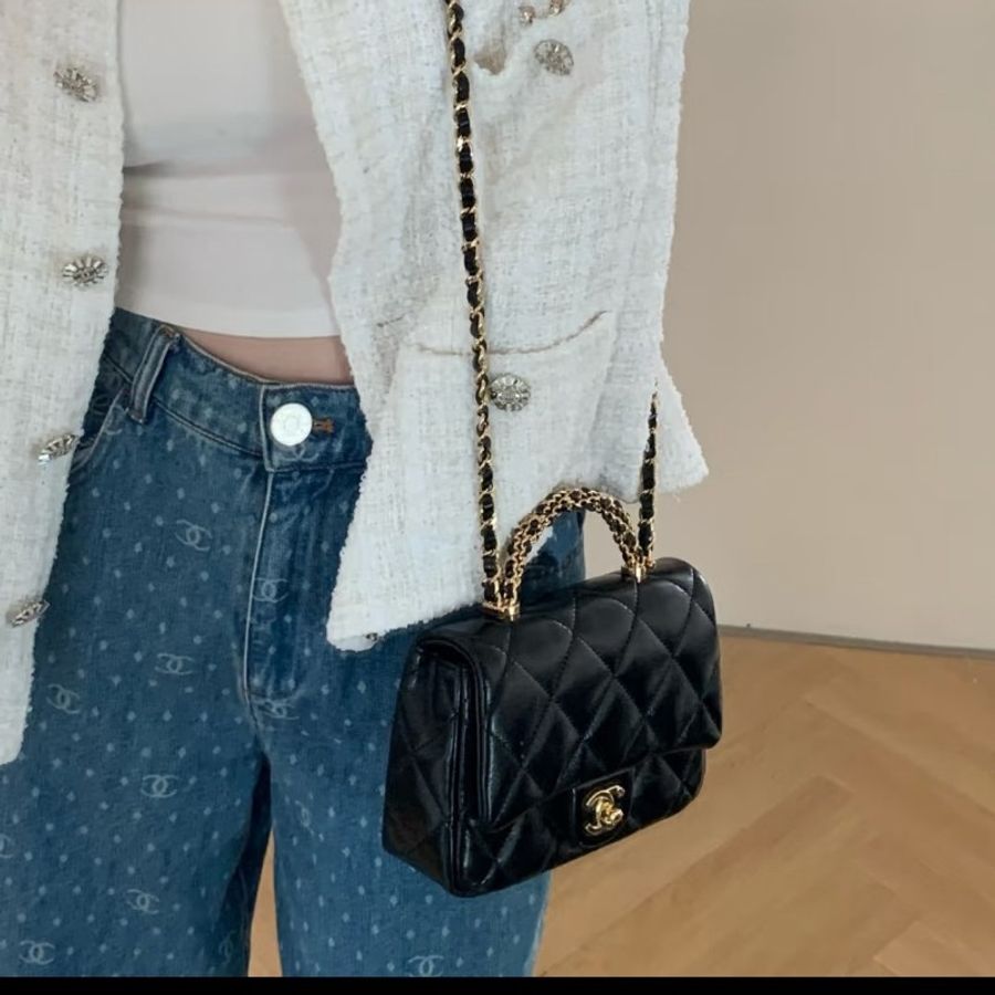 Chanel 24B 經典口蓋包 Mini Flap Bag✨芯片款-19