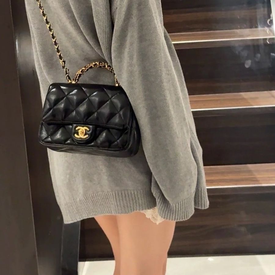 Chanel 24B 經典口蓋包 Mini Flap Bag✨芯片款-24