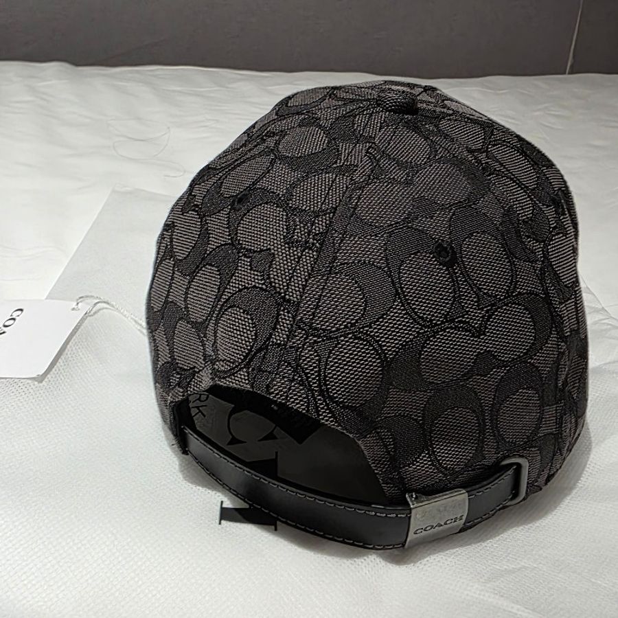 Coach 黑色經典帽-3
