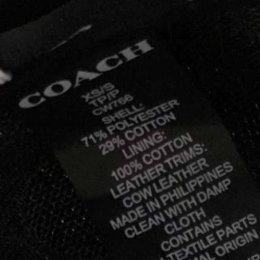 Coach 黑色經典帽-8