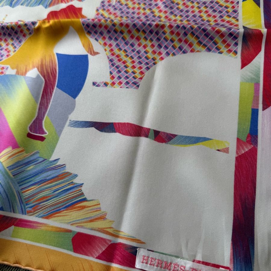 Hermes 90 marble silk 絲巾-2025-2