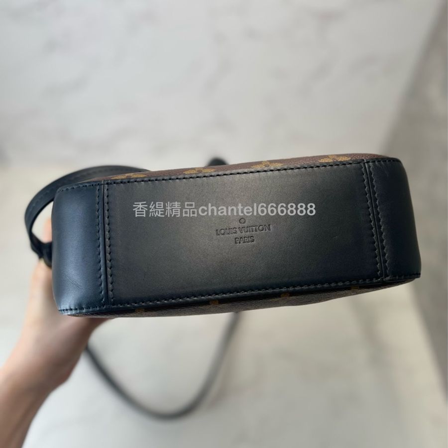 💗香緹國際精品💗365 Lv Saintonge 流蘇老花相機包 晶片款 狀況極好-4