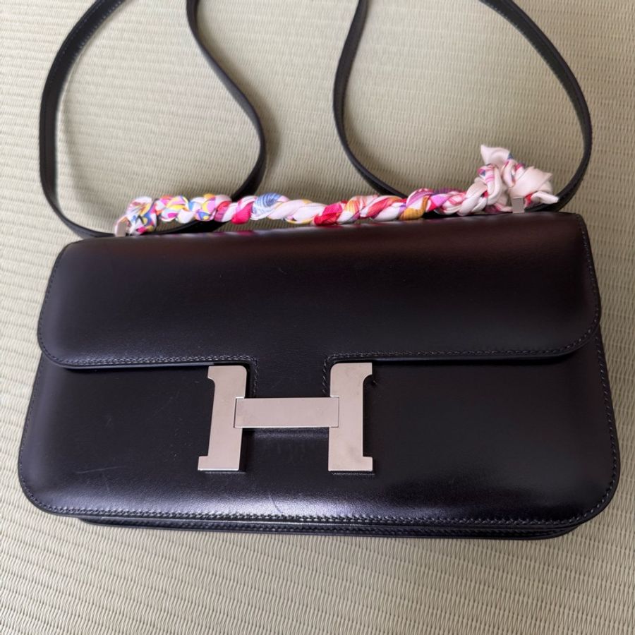 Hermes Constant Elan - Box leather W stamp-0