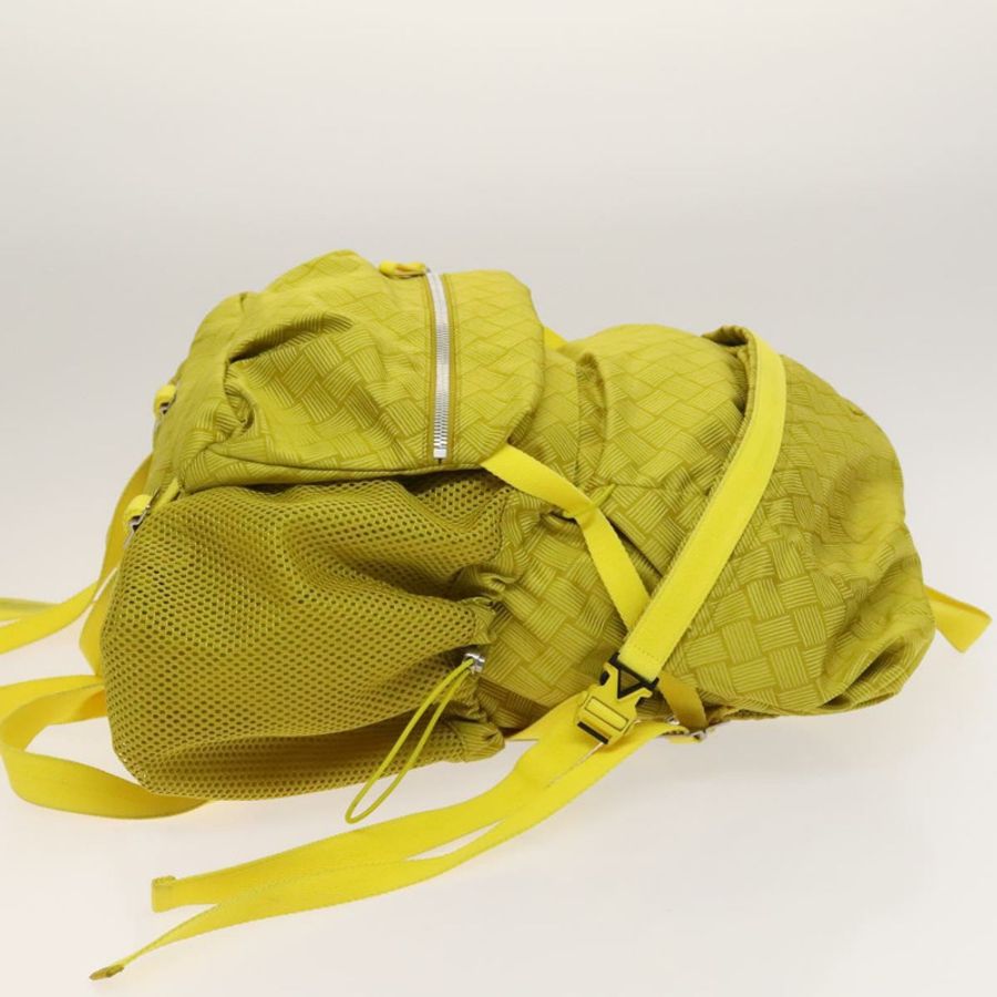 【日本直送】BOTTEGA VENETA 雙肩包 尼龍 黃色 正品 BD2181-2